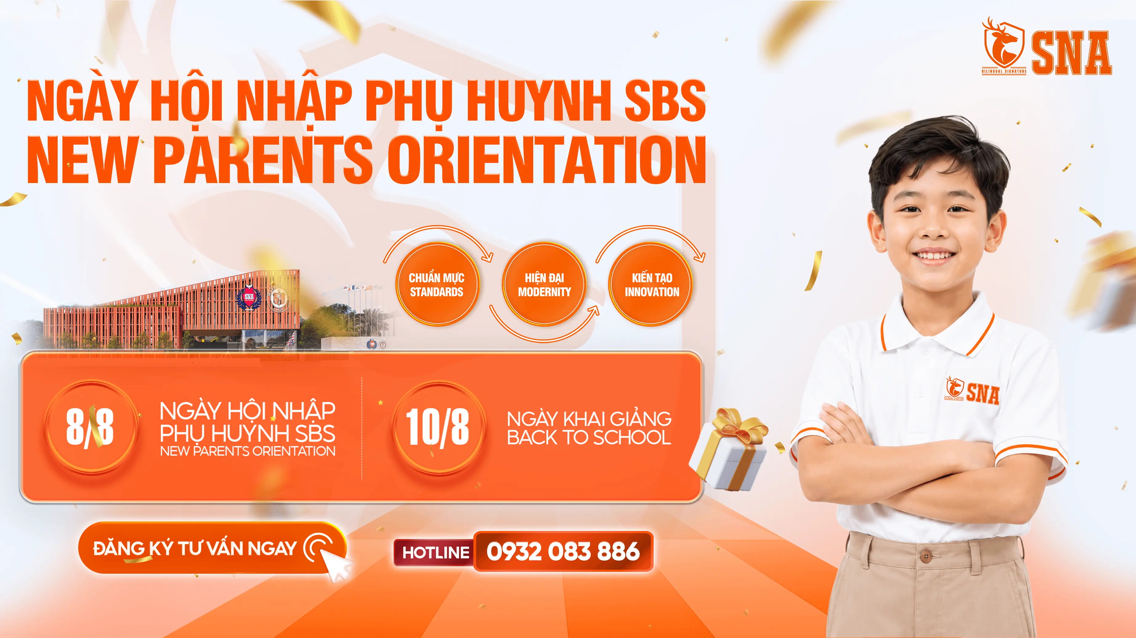 Ngày định hướng SBS — ba trụ cột của chương trình Song Ngữ Bản Sắc SNA